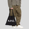 A.P.C. Diane Unisex Shopping Tote Bag Black RS-COZZS-M61443
