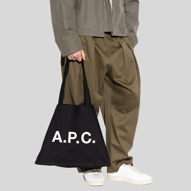 A.P.C. Diane Unisex Shopping Tote Bag Black RS-COZZS-M61443