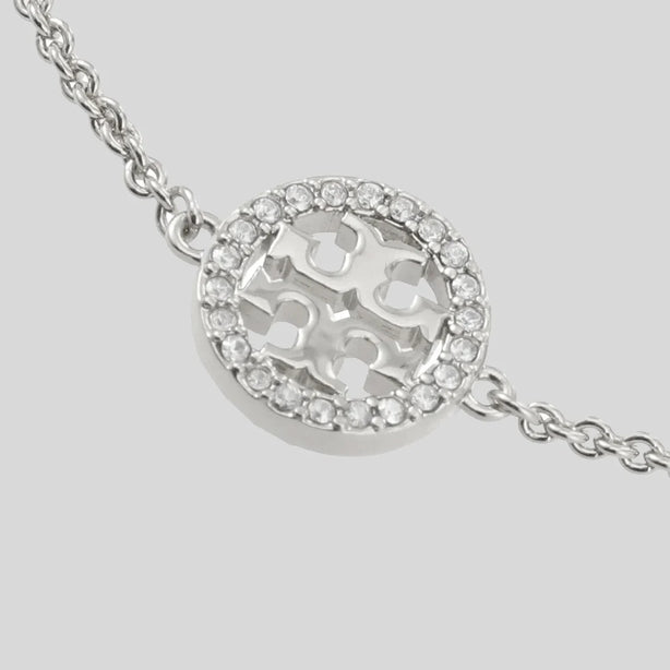 TORY BURCH Miller Pave Chain Bracelet Tory Silver RS-80997