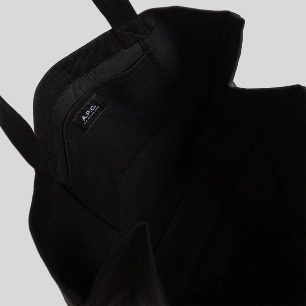 A.P.C. Diane Unisex Shopping Tote Bag Black RS-COZZS-M61443