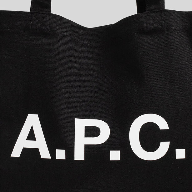 A.P.C. Diane Unisex Shopping Tote Bag Black RS-COZZS-M61443