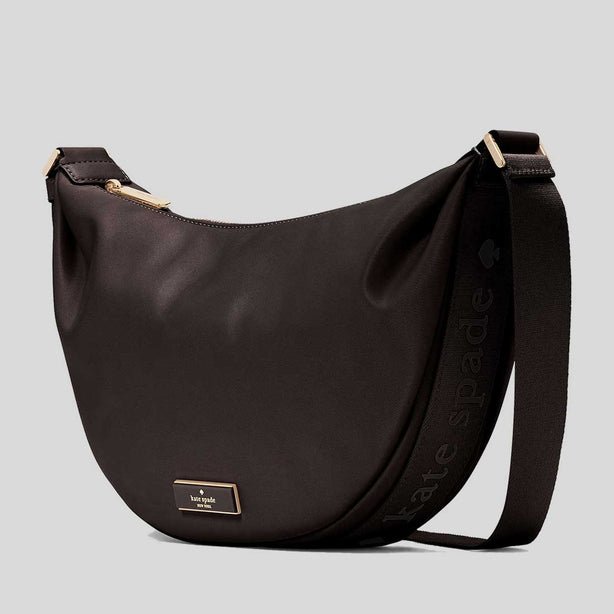 KATE SPADE Carter Nylon Medium Sling Bag Hot Fudge RS-KL966