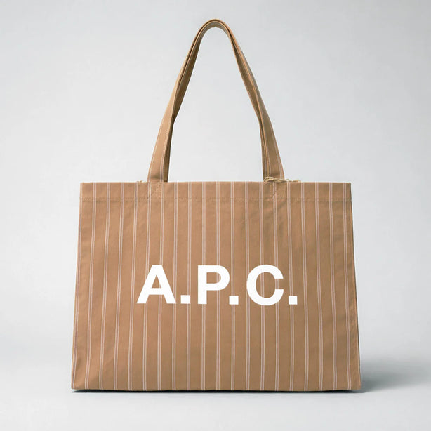 A.P.C. Diane Unisex Shopping Tote Bag Beige RS-COHLLJ-M61443