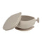 B.Box Silicone Bowl + Lid 350ml | Kids Suction Bowl | 6 months+| Latte