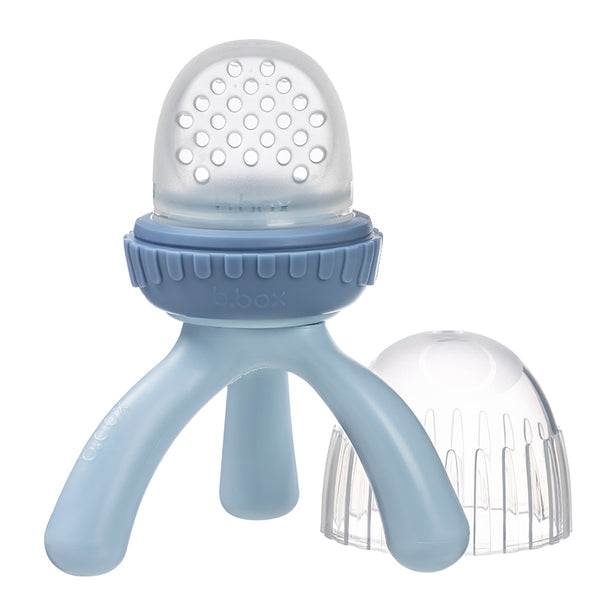 B.box Silicone Fresh Food Feeder | 4 months+ | Lullaby Blue