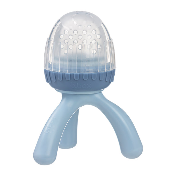 B.box Silicone Fresh Food Feeder | 4 months+ | Lullaby Blue