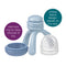 B.box Silicone Fresh Food Feeder | 4 months+ | Lullaby Blue