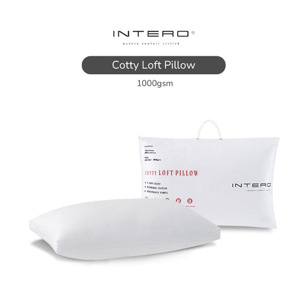 Intero I Cotty / Lofty I Vacuum Packed Luxury I Tencel Pillow I Loft Pillow
