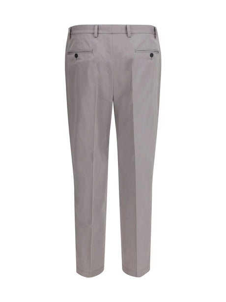 Prada Tailored cotton poplin Pants - Acciaio