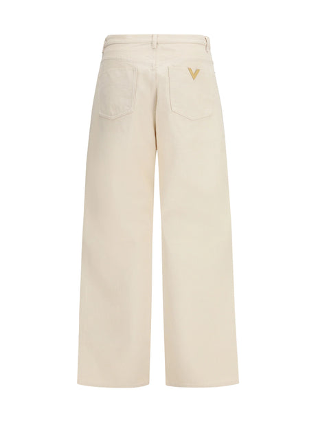 Valentino Denim Pants - Ivory