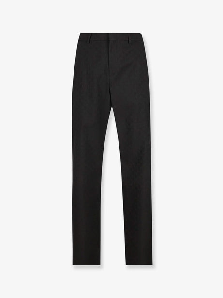 Gucci GG wool blend trousers - Black