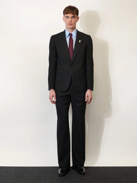 Gucci GG wool blend trousers - Black