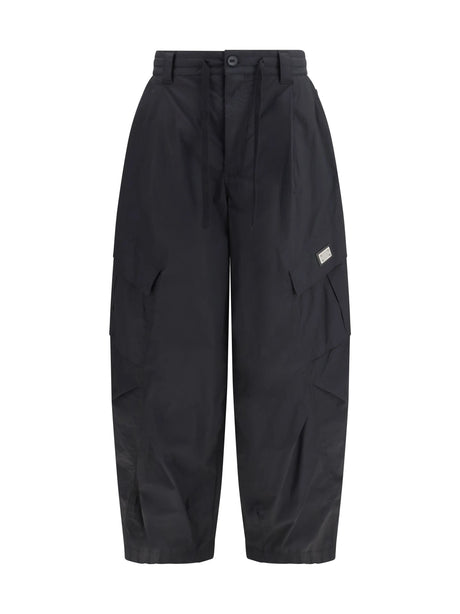Dolce & Gabbana Cotton gabardine Pants - Black