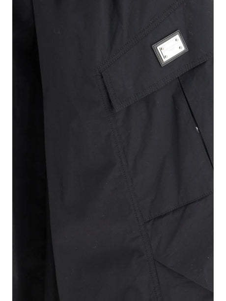 Dolce & Gabbana Cotton gabardine Pants - Black