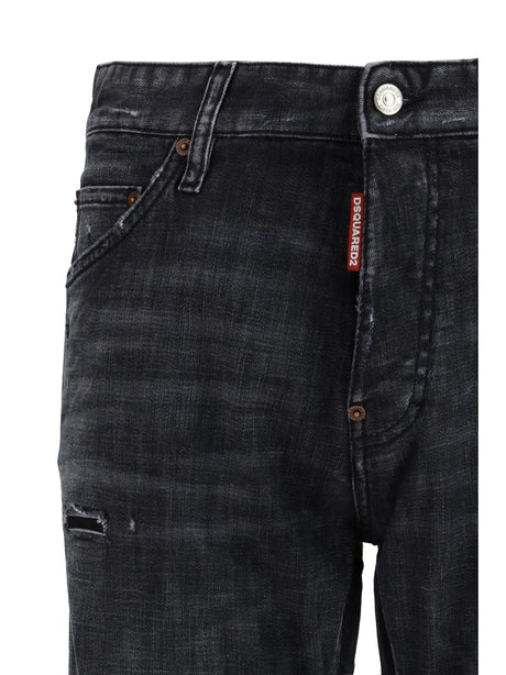Dsquared2 Teddy Wash Jeans - Black