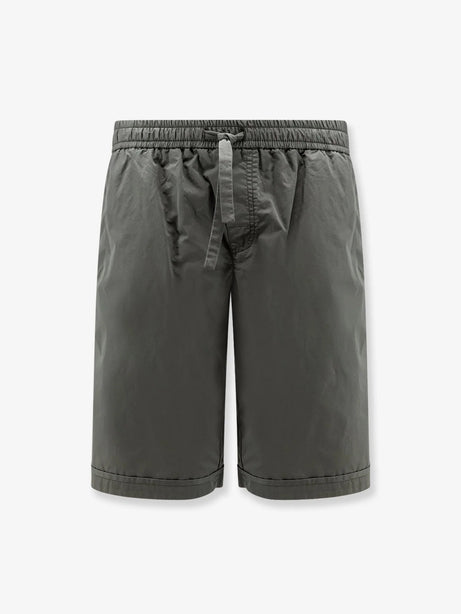 Dolce & Gabbana Cotton shorts with Logo detail - Grigio Scuro 4