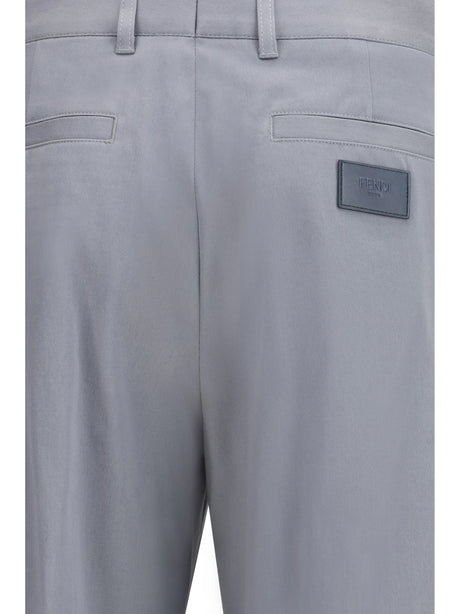 Fendi New Rich Pants - Cenere