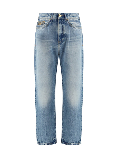 Versace Distressed Jeans - Light Blue