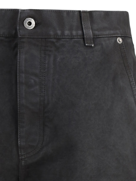 Loewe Baggy Jeans with a decorative single belt detail - Anthracite