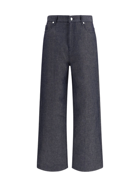 Fendi D. Relaxed Jeans - Dark Blue