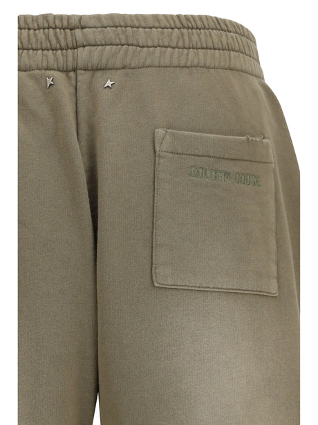 Golden Goose Journey Sweatpants - Bleached Washed Beige