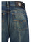 Versace Distressed straight-leg Jeans - Dirty Blue