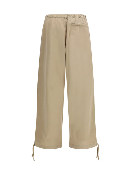 Ferragamo Loose-fit Pants - Safari