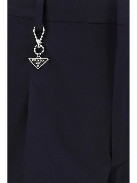 Prada Tailored cotton poplin Pants - Blue