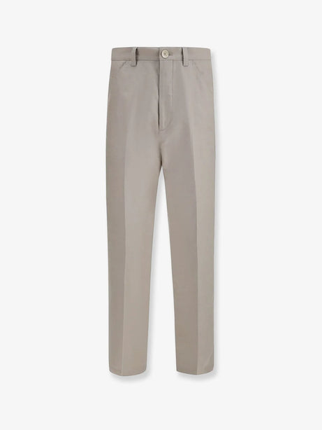 Brunello Cucinelli Cotton and linen trousers - Brownfreddo