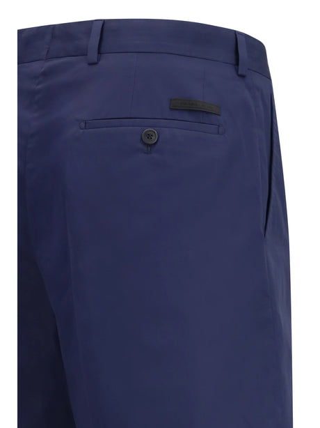 Prada Cotton Shorts - Navy