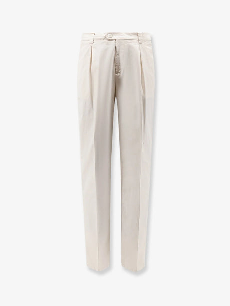 Brunello Cucinelli Stretch cotton trousers - Englishwhite