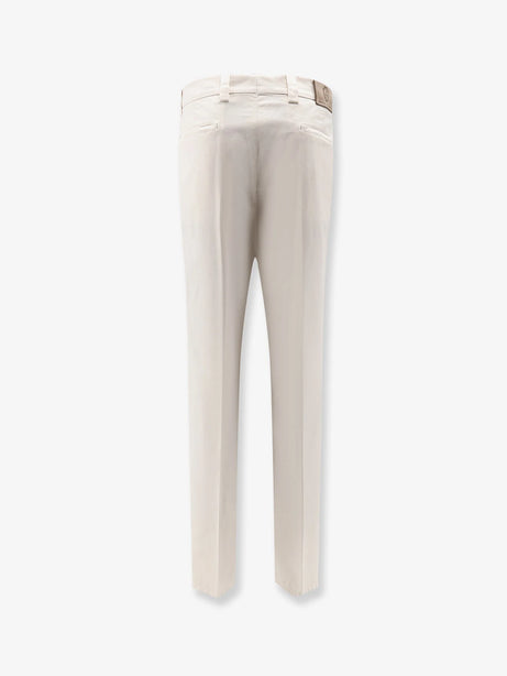 Brunello Cucinelli Stretch cotton trousers - Englishwhite
