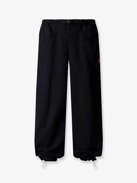 The North Face Nylon trousers with front logo patch - Black