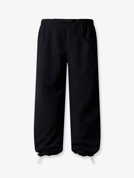 The North Face Nylon trousers with front logo patch - Black