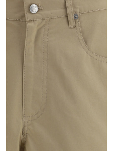 Moschino Long Bermuda Shorts in cotton - Brown
