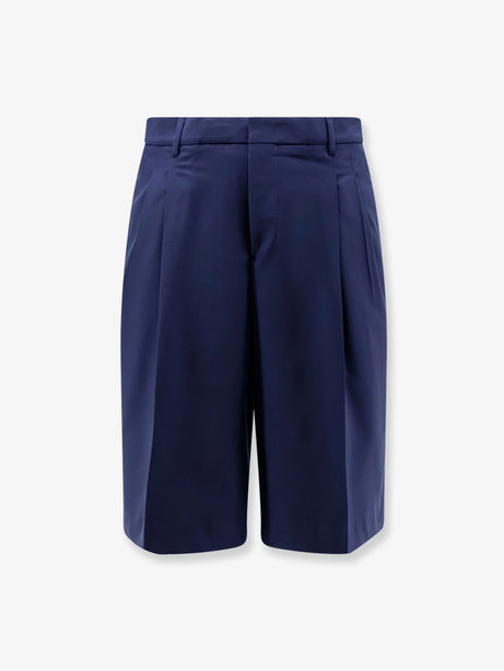 Ami Paris Virgin wool shorts - Encre