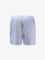 Ami Paris Cotton bermuda shorts with striped pattern - Bleu Cachemire/ Blanc
