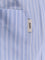 Ami Paris Cotton bermuda shorts with striped pattern - Bleu Cachemire/ Blanc