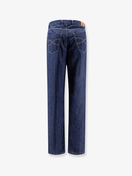 Brunello Cucinelli Cotton Jeans - Denim Scuro