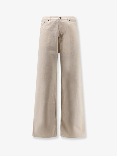 Valentino Five pockets cotton trousers - Avorio
