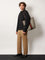 Gucci Cotton trousers with Web detail - Bisque