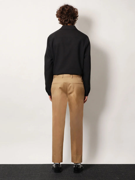 Gucci Cotton trousers with Web detail - Bisque