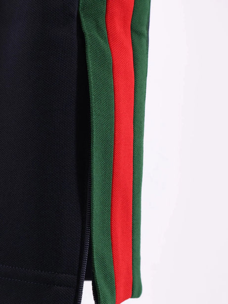 Gucci Jersey trouser with lateral Web detail - Ink Mix