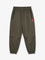 The North Face Nylon trousers with patch logo on the side - New Taupe Green