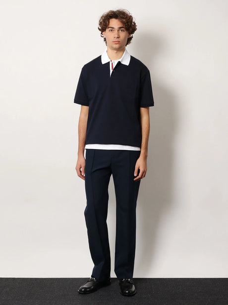 Gucci Technical Panama trousers - Night Sky