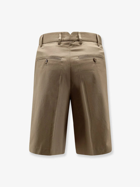 Ami Paris Virgin wool shorts - Beige Taupe