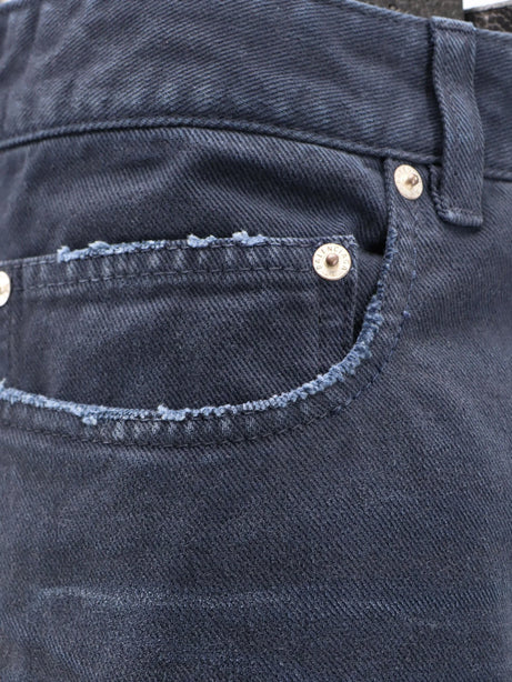 Balenciaga Cotton jeans - Navy/Dirty Dark Blue