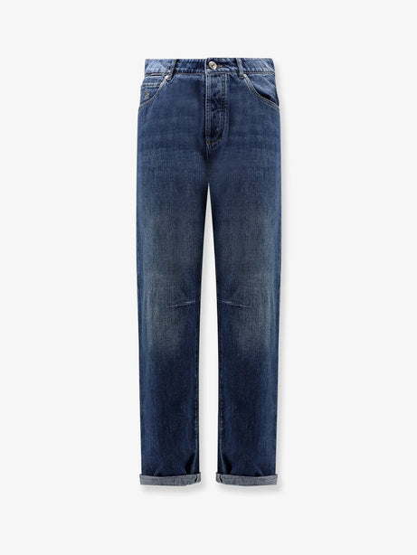 Brunello Cucinelli Leisure Fit cotton jeans - Denim Medio
