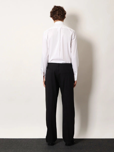 Balenciaga Straight Fit cotton trousers - Black