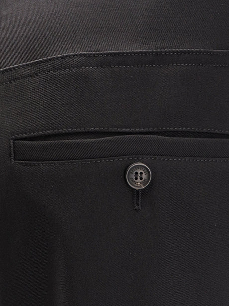 Balenciaga Straight Fit cotton trousers - Black